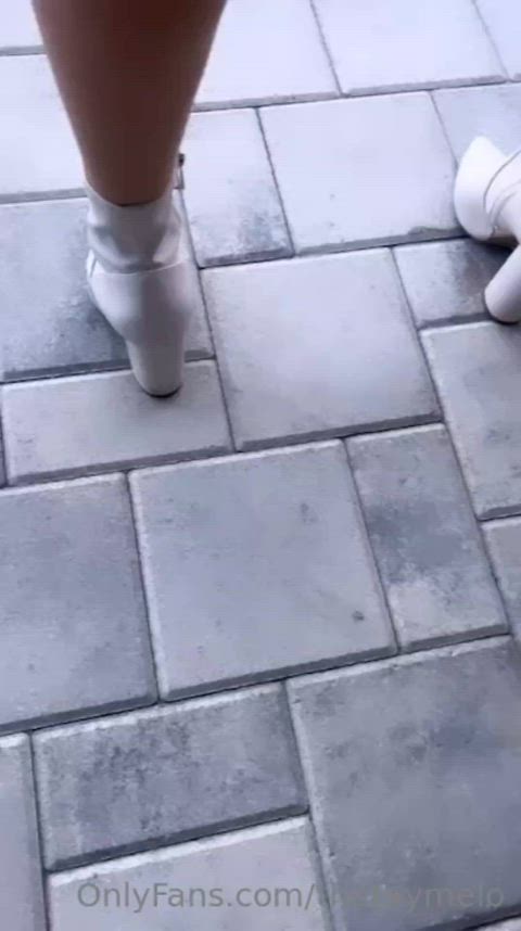 ass costume dirty blonde hand bra legs natural tits onlyfans small tits thong gif