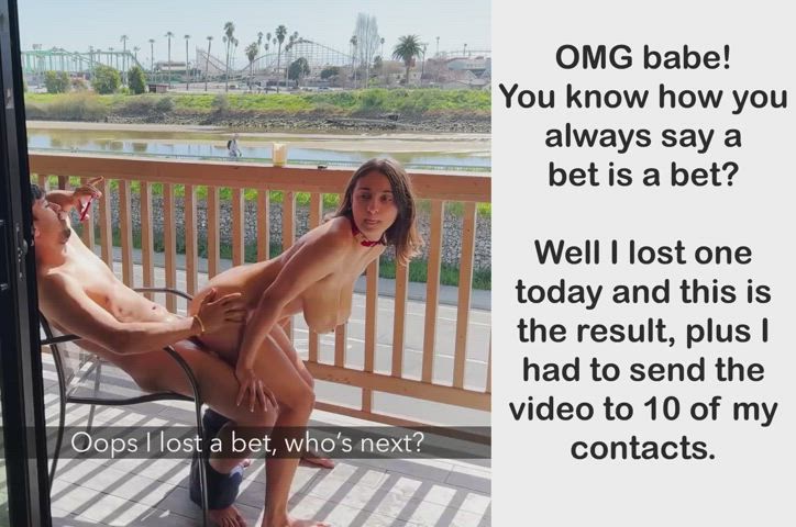 A bet is a bet