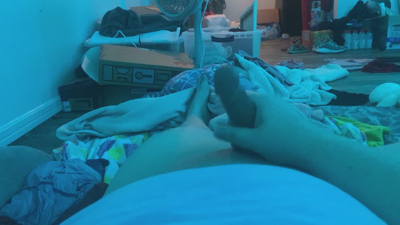 Listen to me cum a few weeks ago, don’t you wish you could beg me to lick it up?
