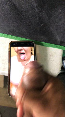 tits tongue tribute gif