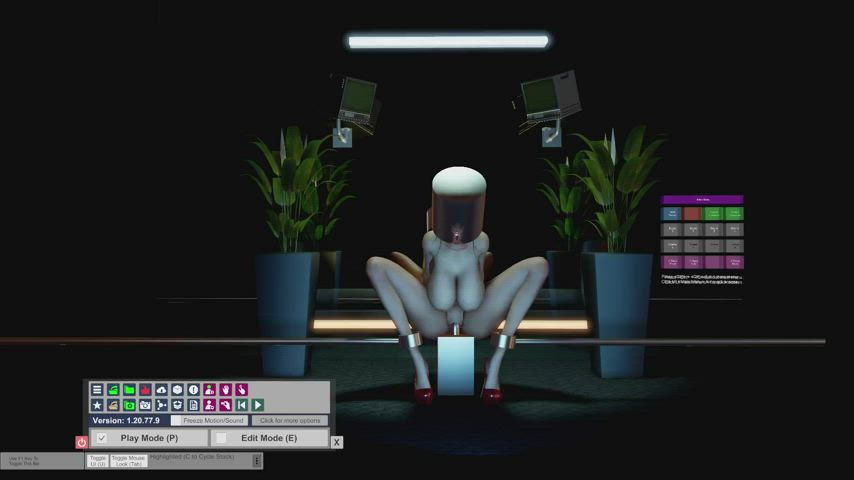 3d bondage machine gif