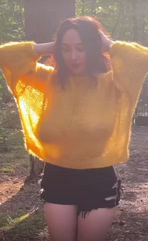 Hanging in yellow