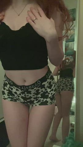 ass babe cum natural tits onlyfans redhead solo teen tiktok gif