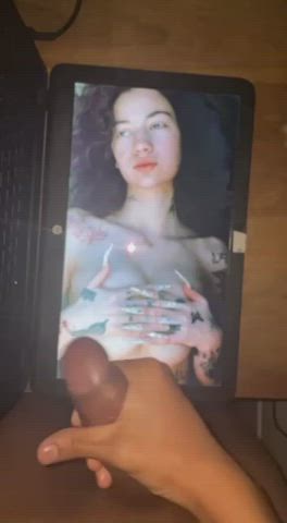 bbc cumshot dirty talk tribute gif