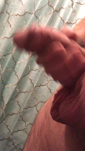 His fat monster cock grows so much 🍆 who wants to watch with me 🥺