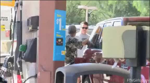 Pumping gas