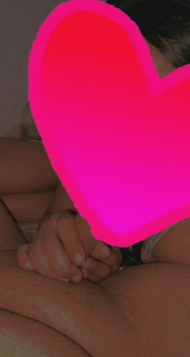 Cheating ebony slut sucks my dick