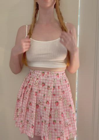 cute redhead teen gif