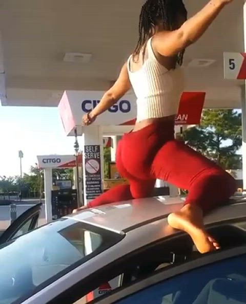 amateur ass big ass booty ebony homemade public gif