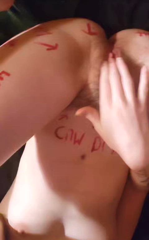 degrading lipstick lipstick fetish whore rough-sex gif