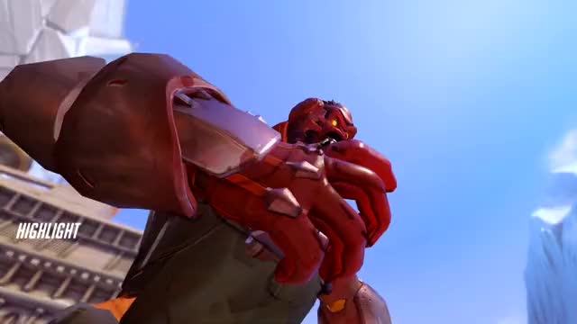 Trapped Winston vs. greedy Junkrat