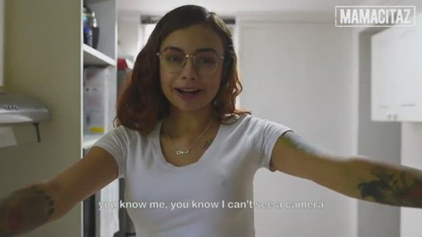 big tits boobs latina selfie tease teasing teen tits gif