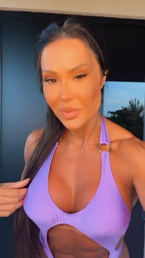 ass big ass big tits brazilian celebrity fitness muscular girl gif
