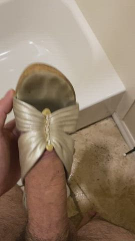 Big Dick Feet Fetish Heels Shoes Porn GIF