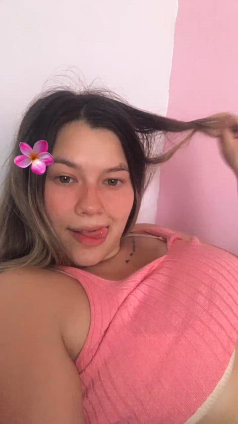 big tits latina nipple piercing pussy gif