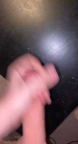Amateur Big Dick Cock Cum Cumshot Homemade Masturbating Orgasm Solo gif