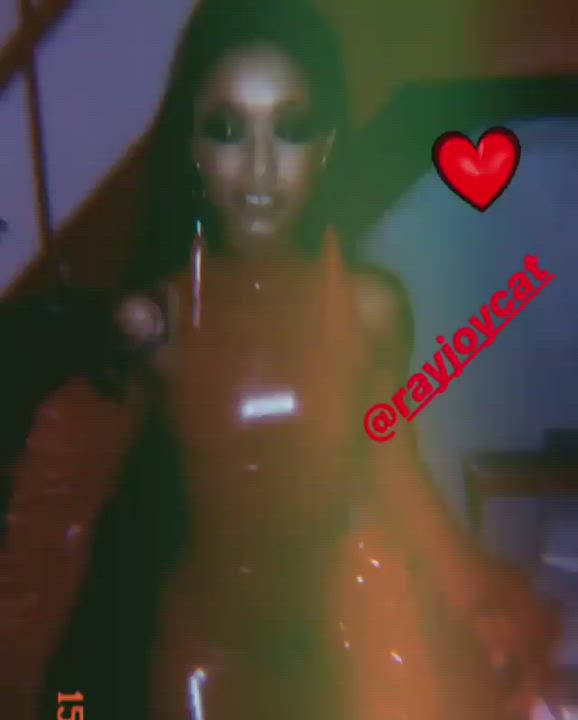 Ebony Long Hair Ponytail Skin Diamond gif