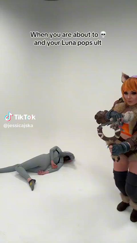 amateur big tits cosplay funny gif
