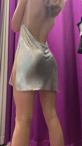 dress dressing room public gif