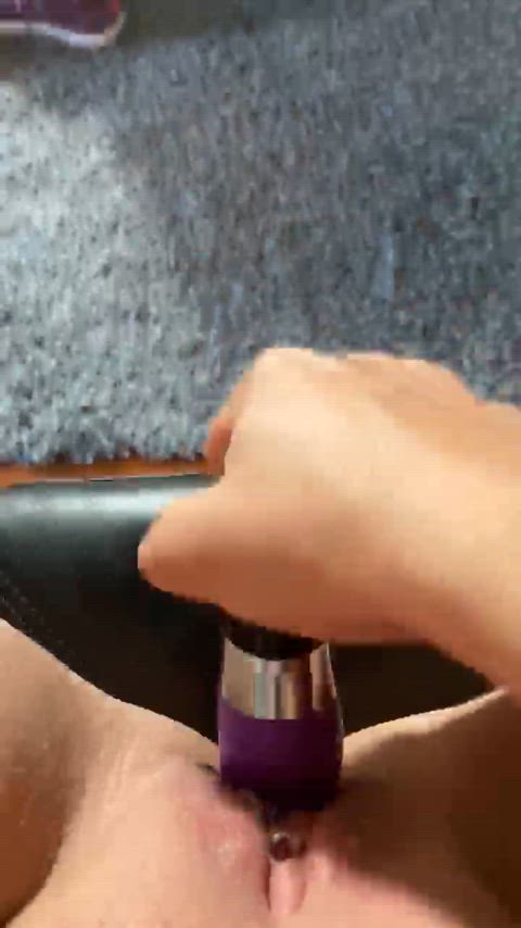 VERY NSFW - Only play with sound in a safe place. Self play with many piercings.