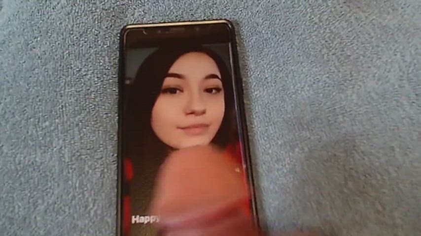 Cumshot Facial Tribute gif