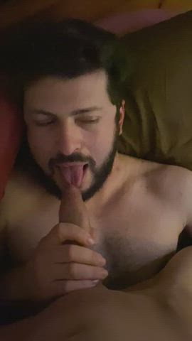 blowjob daddy hairy shaved twink gif