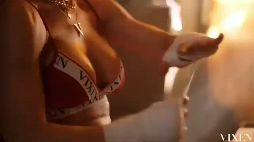 abs big ass big tits fitness gym nicole aniston pawg pigtails sneakers gif