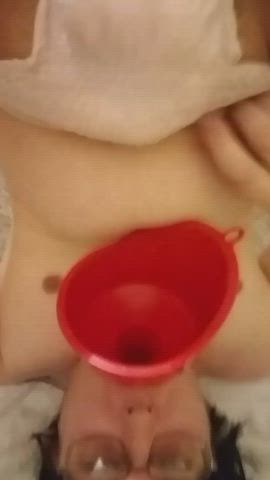 exposed humiliation piss pissing slave taboo gif