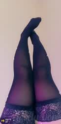 Feet Legs Stockings Worship gif