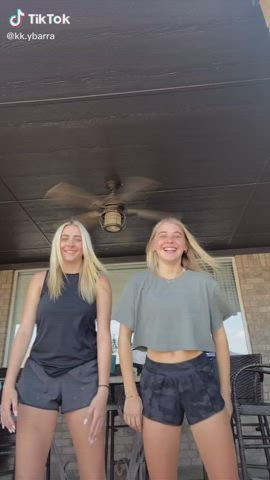 Ass Blonde Interracial Twerking gif