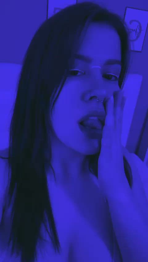 camgirl cute latina lingerie petite sensual smile teen webcam gif