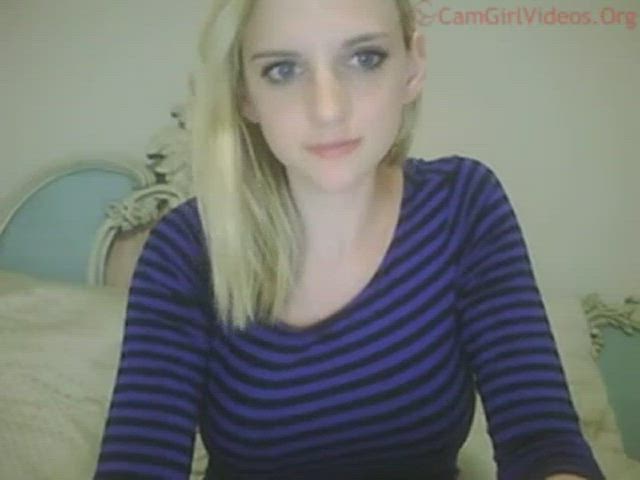 big tits blonde cute gif