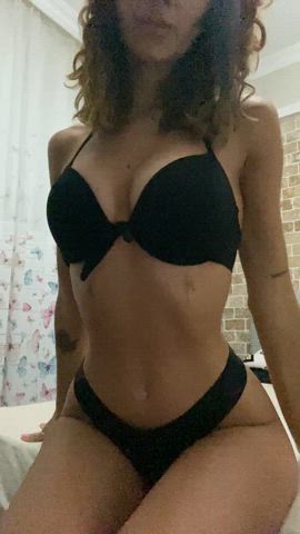 big tits amateur onlyfans brunette gif