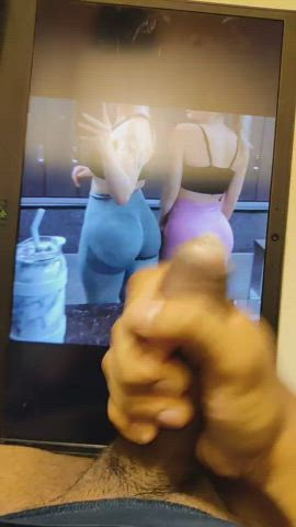 booty cumshot tribute gif