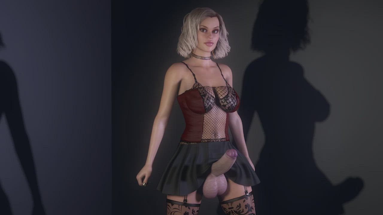 3D Fantasy Futanari gif