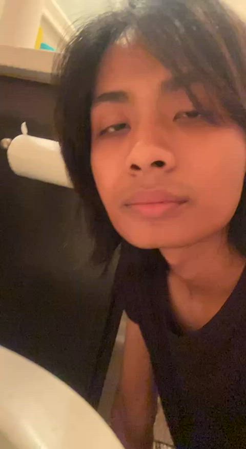 asian piss toilet gif