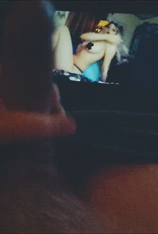 ASMR Cum Masturbating Tribute gif