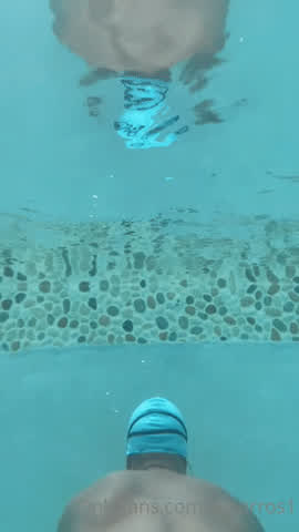 Brazilian Bubble Butt Gay OnlyFans Underwater gif