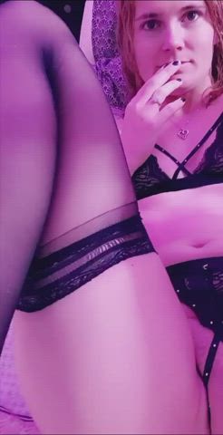 Masturbating Pussy Tease gif