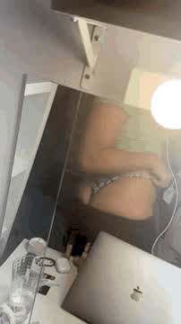 Booty Mirror Underwear gif