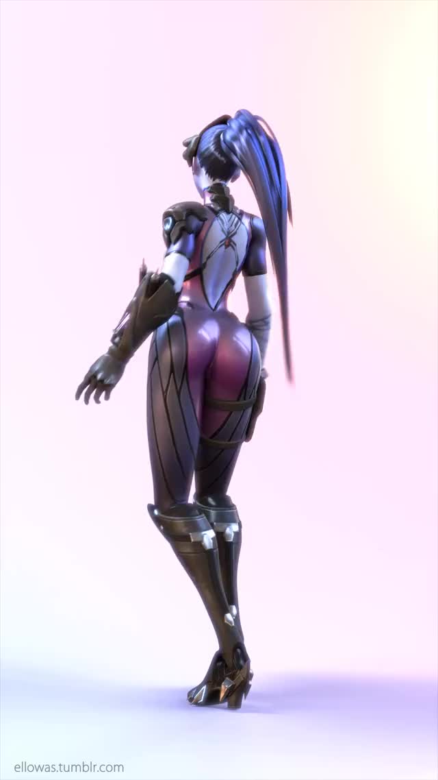 Widowmaker Dance - Topless - Back
