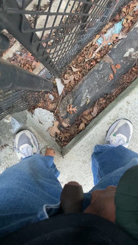 bbc black ftm pee peeing piss pissing trans boy transgender gif