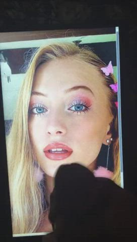 BBC Cum Cumshot Facial Teen TikTok Tribute gif