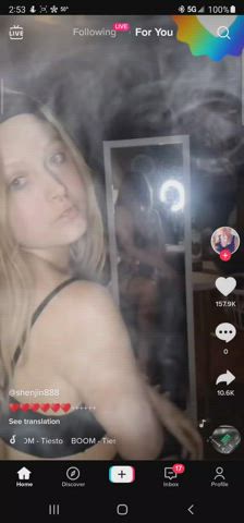 Boobs Flashing TikTok gif