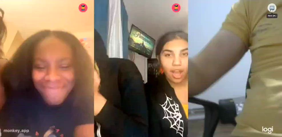 Group of girls laughing at my small cock