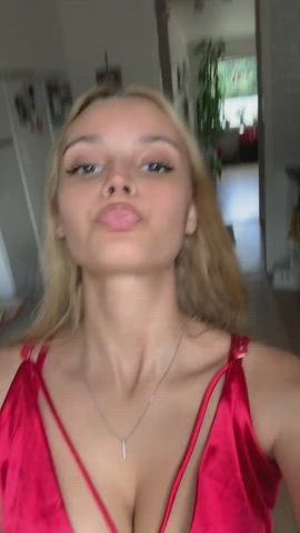 cleavage tiktok tits gif