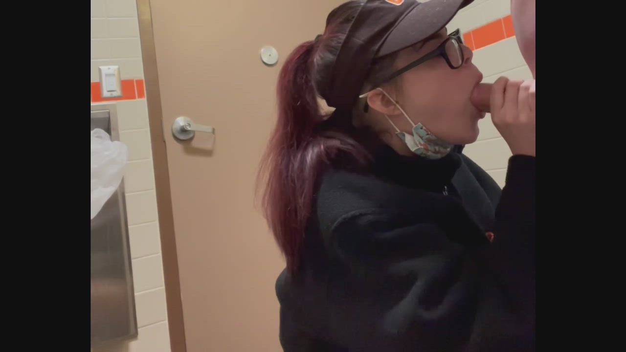 I had some fun on break with a coworker! ??