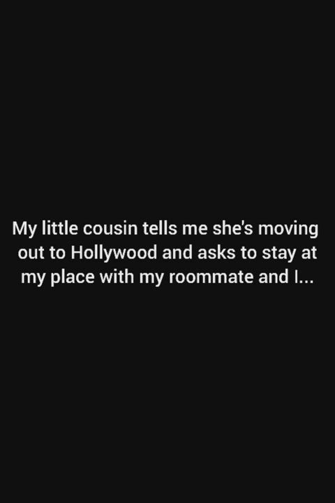 Cousin has to pay rent somehow