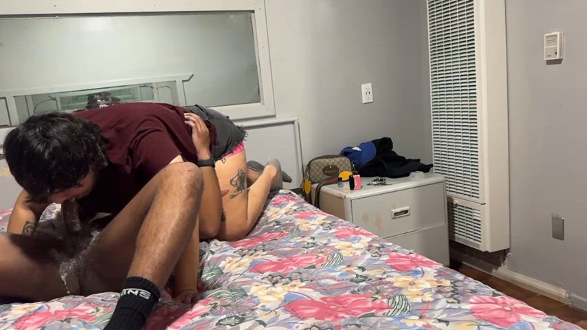 amateur bbc blowjob cock cum deepthroat face fuck gay homemade interracial gif