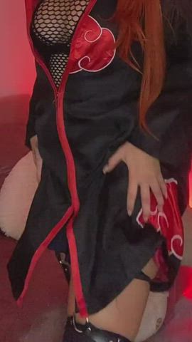 cosplay solo tease gif